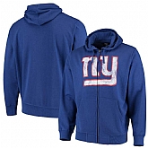 Men's New York Giants G III Sports by Carl Banks Primary Logo Full Zip Hoodie Royal,baseball caps,new era cap wholesale,wholesale hats